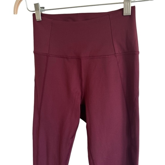 Girlfriend Collective Compressive High-Rise Legging, Maroon, Size S - Picture 2 of 8